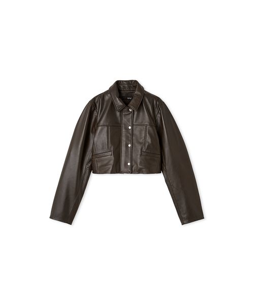 セットアップ対応】ラムレザーブルゾン(508439301) | styling