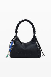 Desigual/デシグアル Desigual ロゴ3Dバッグ 中くらいのギャザー付きハンドル/508439519