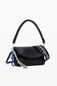Desigual/デシグアル Desigual ミディアム3Dロゴフラップバッグ/508439533