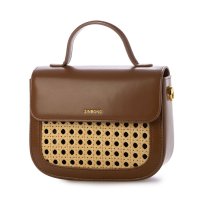 SINBONO/シンボノ SINBONO Grace Top Handle Crossbody Bag － Brown/508439542
