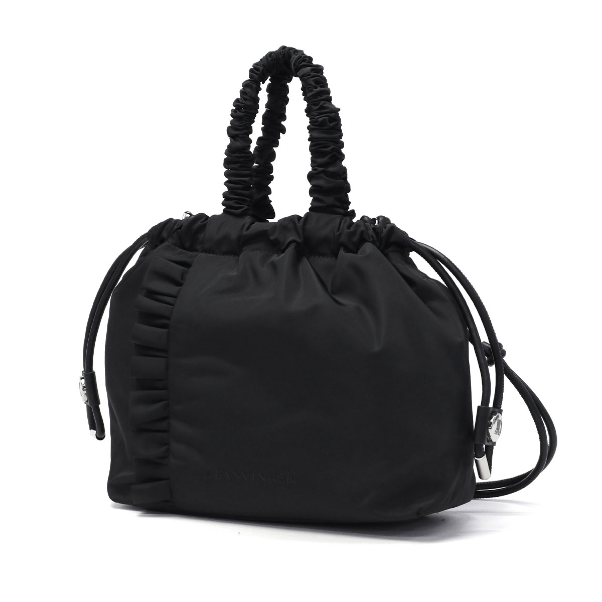 バッグ Lanvin leather 2way hand shoulder bag Lanvin Melodie Leather Shoulder Bag | Black | FARFETCH