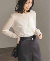 NOBLE/《追加予約》スキンチュールロングTシャツ/508439865