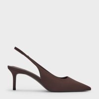 CHARLES & KEITH/フェイクスエード ポインテッドトゥスリングバックパンプス/508439893