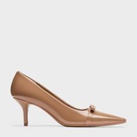 CHARLES & KEITH/Dorian ドリアン パテントボウポインテッドトゥスティレットヒールパンプス/508439895