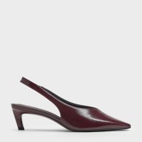 CHARLES & KEITH/テーパード スクエアトゥスリングバックキトゥンヒール/508439896