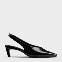 CHARLES & KEITH/テーパード スクエアトゥスリングバックキトゥンヒール/508439896