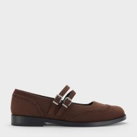 CHARLES & KEITH/ダブルストラップ ブローグメリージェーン/508439897