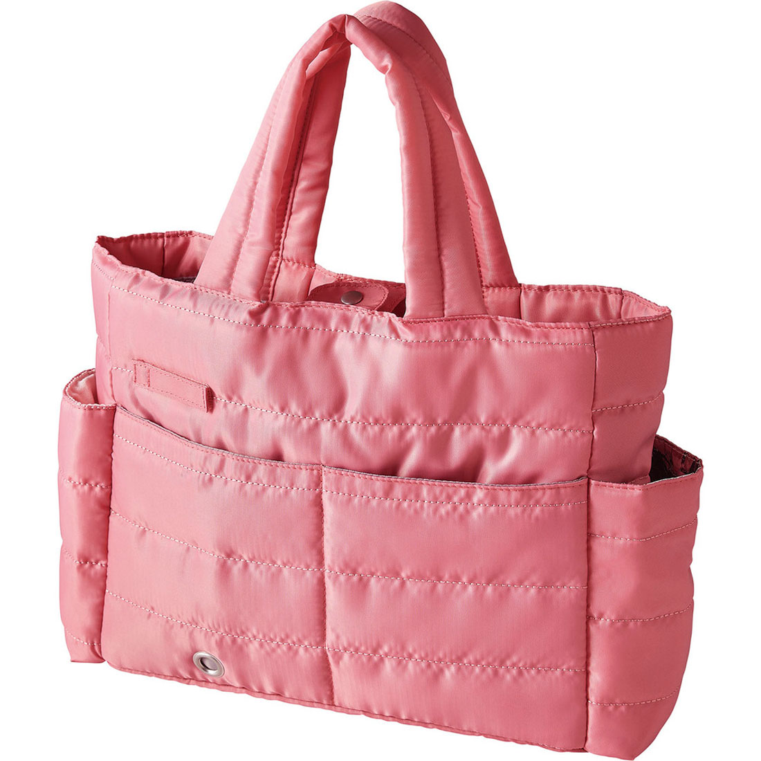 トートバッグ Fallett Two-way mini padded bag pink FA2403BG07PI Mini Puffy Tote (Peachy Pink) – Cloud Nine Crew