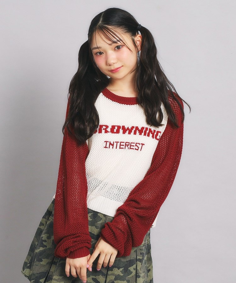 ★新品タグ付★CADUNE フレンチメッシュニット　ピンクM ☆新品タグ付☆CADUNE フレンチメッシュニット ピンクM - メルカリ