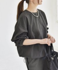 quaranciel/《予約》quaranciel:〈多機能/洗濯機可能〉ナイロン タスラン ドロスト ルーズ プルオーバー/508440340