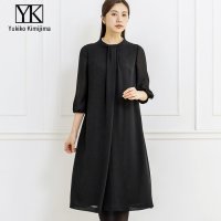 LELTKS/トウキョウソワール 東京ソワール 【Yukiko Kimijima】 ボータイ風の前開きワンピース/508440379