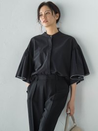 LAUTREAMONT/ロートレアモン LAUTREAMONT ストレッチフレアスリーブブラウス≪洗濯機で洗える≫/508440472