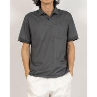 LANVIN SPORT/ランバン スポール LANVIN SPORT レザー調エンボス半袖ポロシャツ【Sunscreen NIR】/508440504