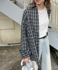 futier land/フューティアランド Futier Land マドラスチェックビックカフスシャツ/508440553