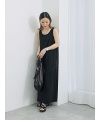 Samansa Mos2 blue/サマンサモスモス ブルー Samansa Mos2 blue ◎【接触冷感】切替カットワンピース/508440600