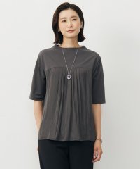 J.PRESS LADIES（LARGE SIZE）/【洗える・抗菌防臭・接触冷感】ドライポンチ フレア カットソー/508440961