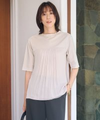J.PRESS LADIES（LARGE SIZE）/【洗える・抗菌防臭・接触冷感】ドライポンチ フレア カットソー/508440961