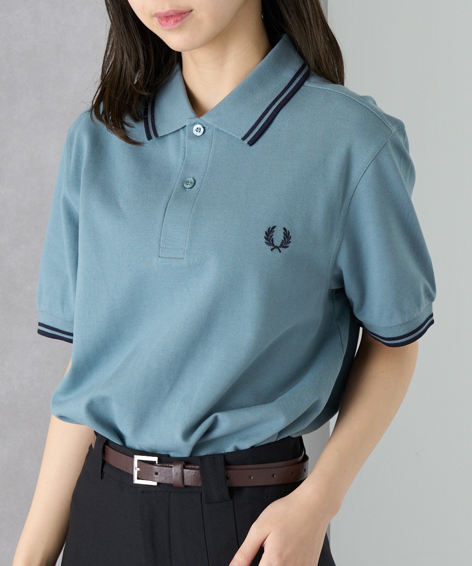 フレッドペリー FRED PERRY The Twin Topped Fred Perry Shirt