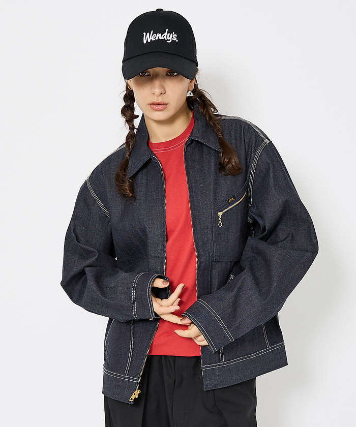 Lee/リー 】DENIM ZIP UP BLOUSON/オーバーサイズ デニ