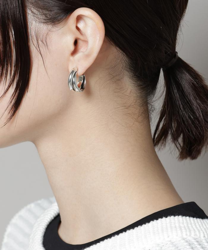 PHILIPPE AUDIBERT/Leoville pm earrings silver(508262091