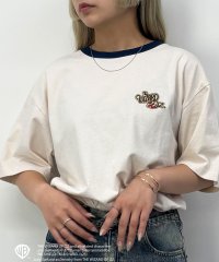 NICOLE CLUB/OZ リンガーバックプリントTシャツ/508384029