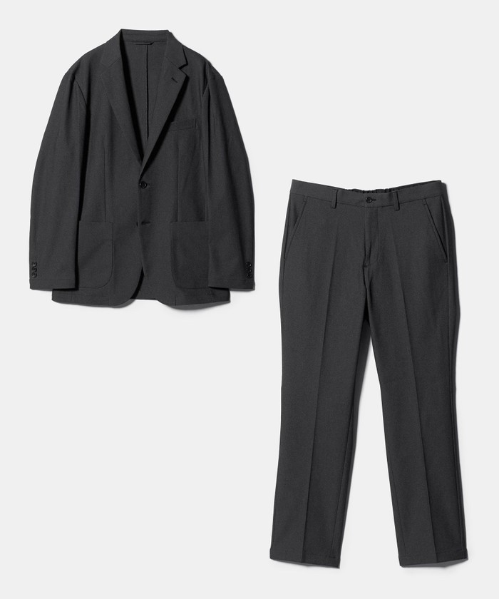 グリーンレーベルリラクシング スーツセットアップ Lサイズ WEB限定】JUST fit WORKIST セットアップ -ストレッチ