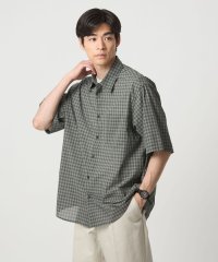 green label relaxing/ミニ オンブレ チェック ジャストルーズ レギュラーカラー シャツ －通気性－/508419574