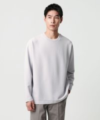 green label relaxing/【WEB限定】リップル フェイクレイヤード ロングスリーブ Tシャツ －吸水速乾・抗菌－/508423213