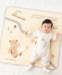 fillot de bebe reduction/くまのルウちゃんプリントおくるみ＆カシャカシャセット/508426760
