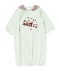 fillot de bebe reduction/【お揃い】天竺汽車パッチ長袖2WAYオール(50~75cm)/508426775