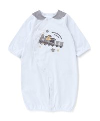 fillot de bebe reduction/【お揃い】天竺汽車パッチ長袖2WAYオール(50~75cm)/508426775