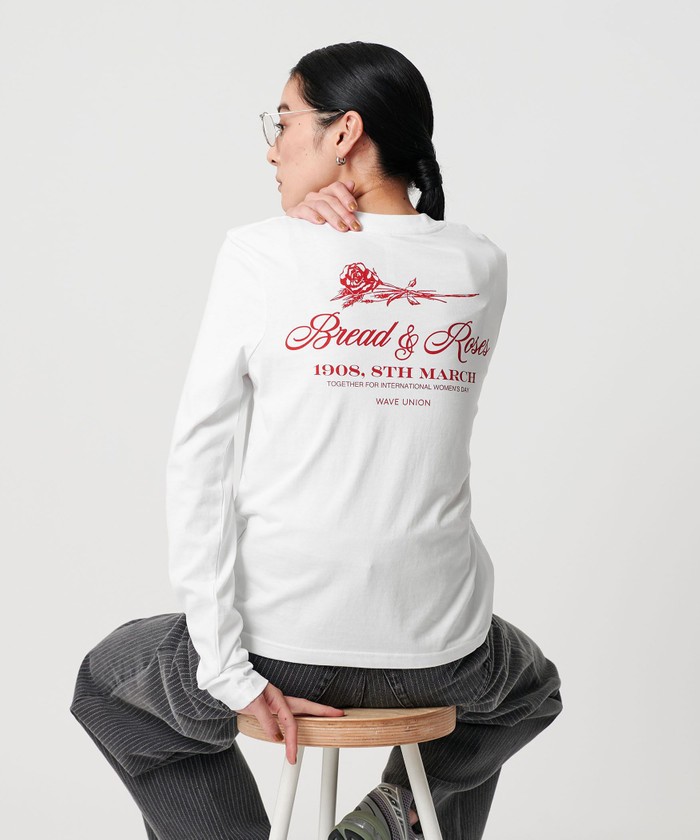 別注】＜WAVE UNION＞プリントロングスリーブTシャツ(508428499
