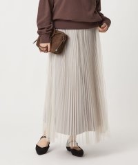 green label relaxing/［size SHORT/TALLあり］2WAY チュール プリーツ スカート/508433280