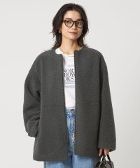 green label relaxing/［size SHORTあり］ボア ノーカラー ブルゾン/508433282