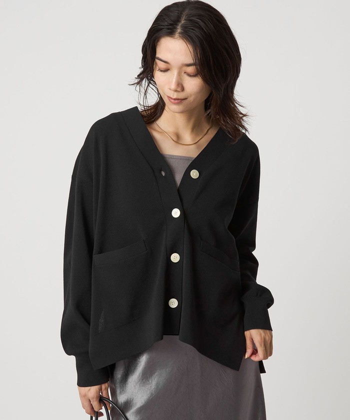 グリーンレーベル　ニット　カーディガン　新品 セール10%OFF】パフ ニット カーディガン ウォッシャブル