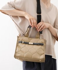 THE SHOP TK(Women)/ザ ショップ ティーケー (ウィメン) THE SHOP TK(Women) ナイロンキルトミドルトートバッグ/508440694