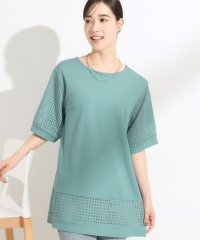 SHOO・LA・RUE/シューラルー SHOO・LA・RUE シアーチェックが涼やかなチュニックトップス/508440702