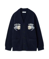GELATO PIQUE HOMME/【HOMME】sleeping cat ジャガードカーディガン/508440781
