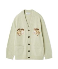 GELATO PIQUE HOMME/【HOMME】sleeping cat ジャガードカーディガン/508440781