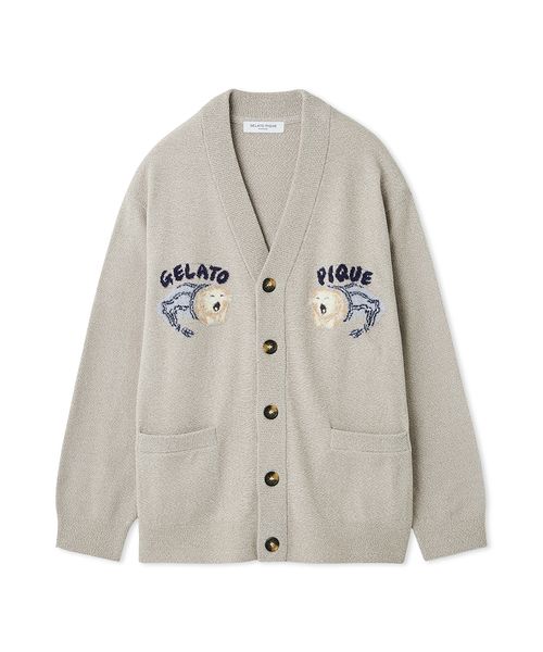 gelato pique　HAPPY BOX ＜B＞　カーディガン　パンツのみ HOMME】sleeping cat ジャガードカーディガン(508440781