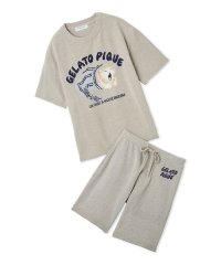 GELATO PIQUE HOMME/【ONLINE限定】【HOMME】sleeping cat ジャガードプルオーバー＆ハーフパンツセット/508440782
