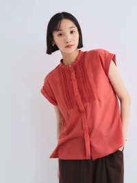 VICKY/ビッキー VICKY ハシゴレースフレンチスリーブブラウス≪手洗い可能≫/508440944