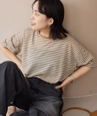 AMERICAN HOLIC/アメリカンホリック AMERICAN HOLIC シアーレトロボーダー半袖プルオーバー/508441316