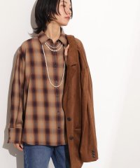 N Natural Beauty Basic/チェックオーバーシャツ/508441361