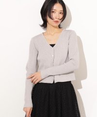N Natural Beauty Basic/コンパクトVネックリブカーディガン/508441364