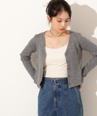 N Natural Beauty Basic/コンパクトVネックリブカーディガン/508441364