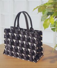 SHIPS WOMEN/《予約》【SHIPS別注】BINDU:ハウンドトゥース ジャカード バッグ/508441535