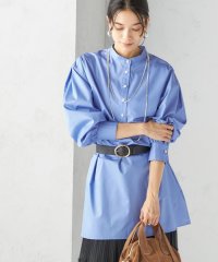 SHIPS WOMEN/《予約》〈手洗い可能〉ソリッド バックタック チュニック シャツ/508441538