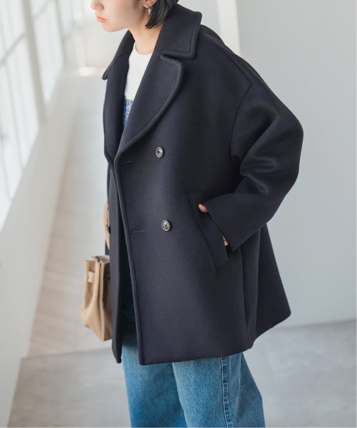 【美品】TICCA ネイビー ピーコート 楽天市場】【25AW先行予約】TICCA ティッカ ピーコートTBEA-242