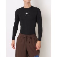 adidas/アディダス adidas メンズ フィットネス 長袖コンプレッションインナー テックフィット コンプレッション トレーニング長袖Tシャツ JE6702/508441645